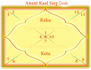 Chart Of Anant Kaal Sarp Dosh