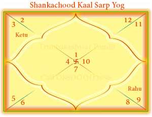 Chart of Shankachood Kaal Sarp Yog